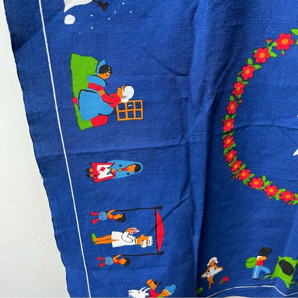 Vintage Danish Hans Christian Andersen Folktale Wall Hanging - Picture 3 of 13